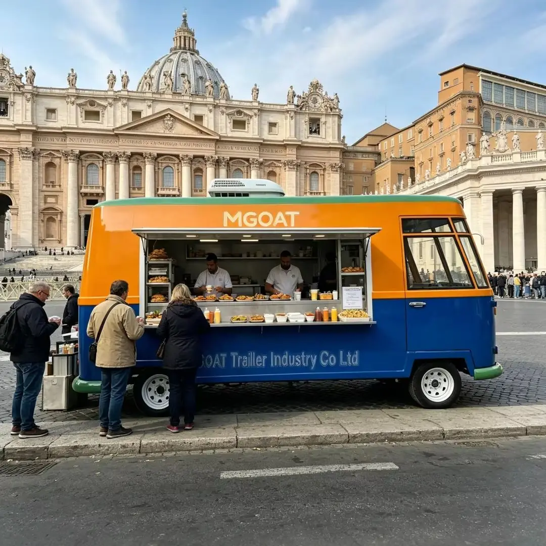 Food Snacks Business - Commercial Mobile Food Van with Complete