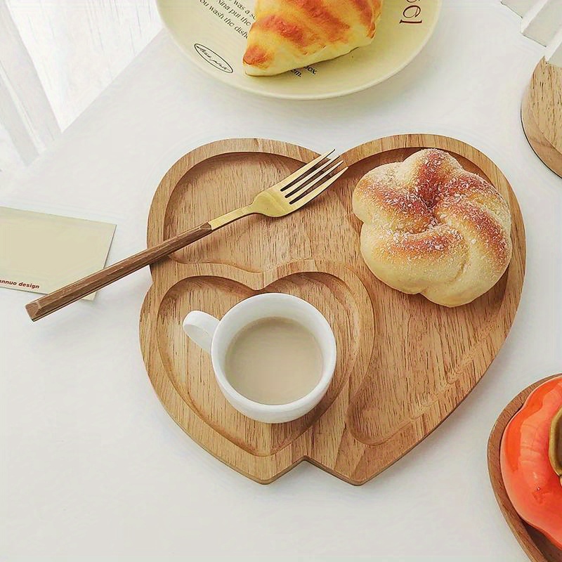 1PC Wood Double Heart Shape Sn - огляд і ціна Dry Food Snacks