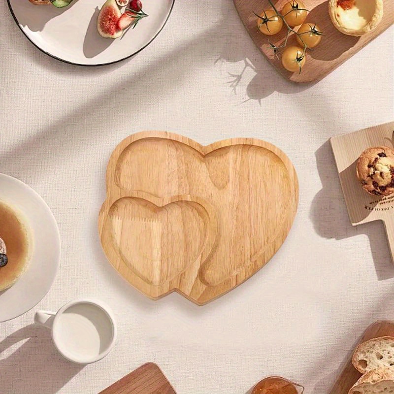 1PC Wood Double Heart Shape Sn - огляд і ціна Dry Food Snacks