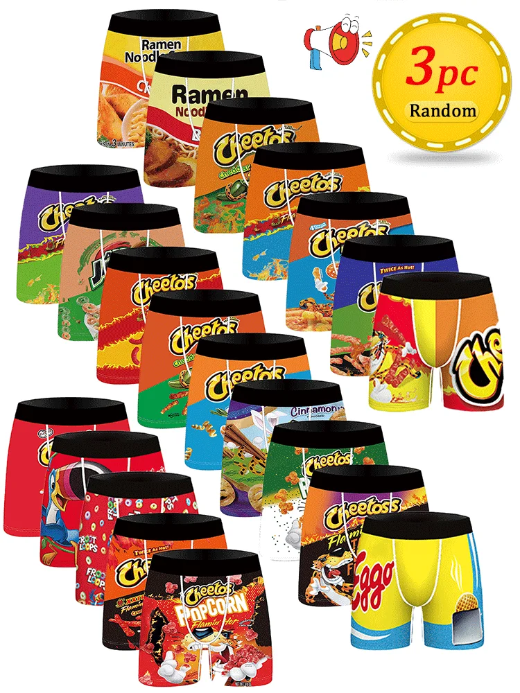 3Pcs Random Snack Cartoon Patt - огляд і ціна Dry Food Snacks