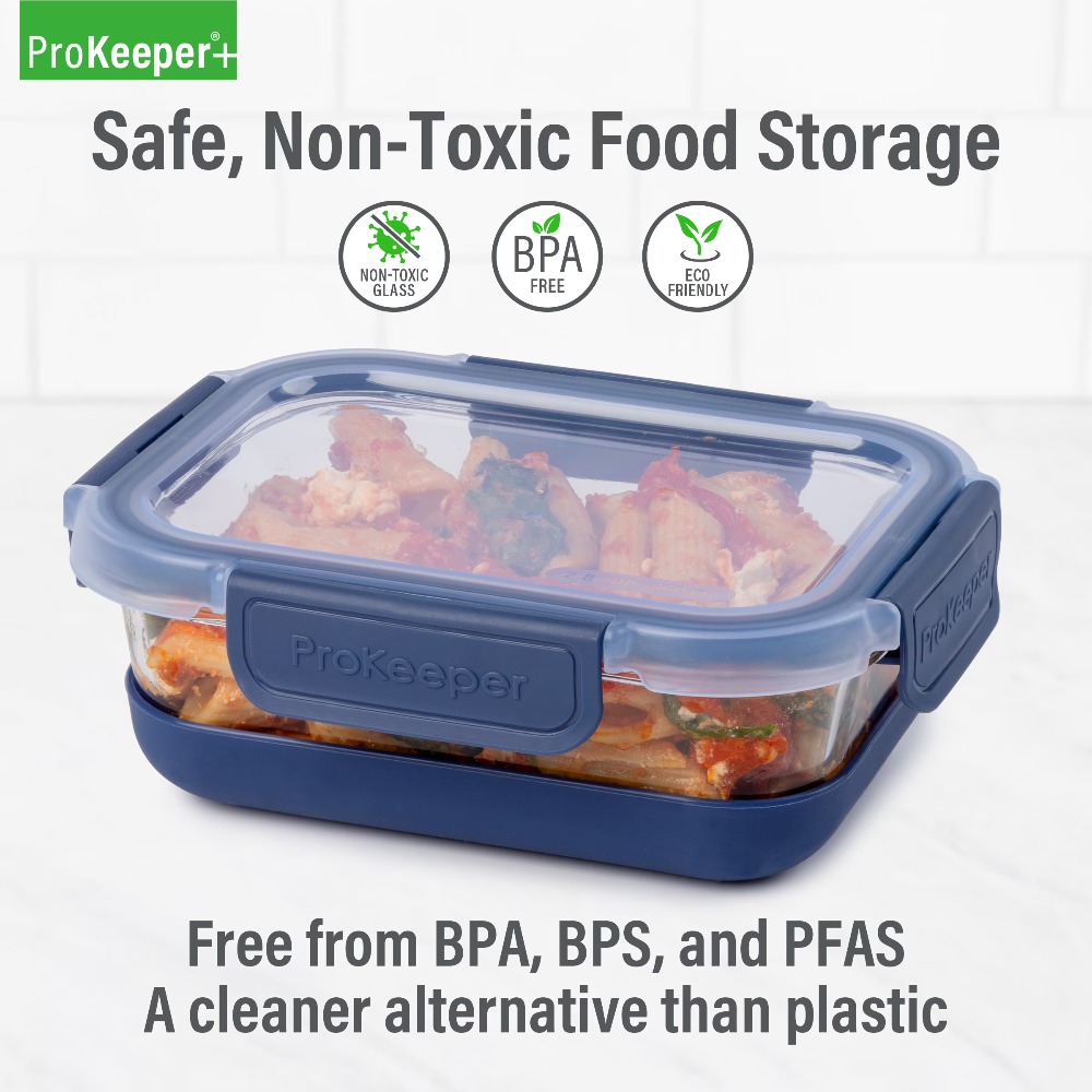 2.8 Cup Glass Food Storage Con - огляд і ціна Food Prep Snacks