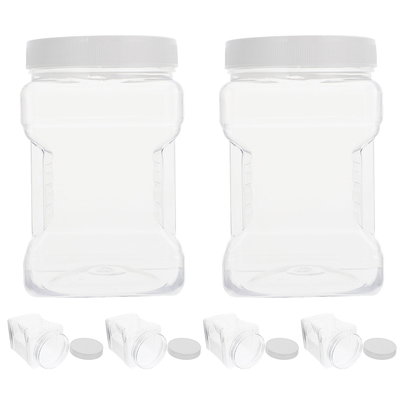 6Pcs Transparent Storage Jars  - огляд і ціна Dry Food Snacks