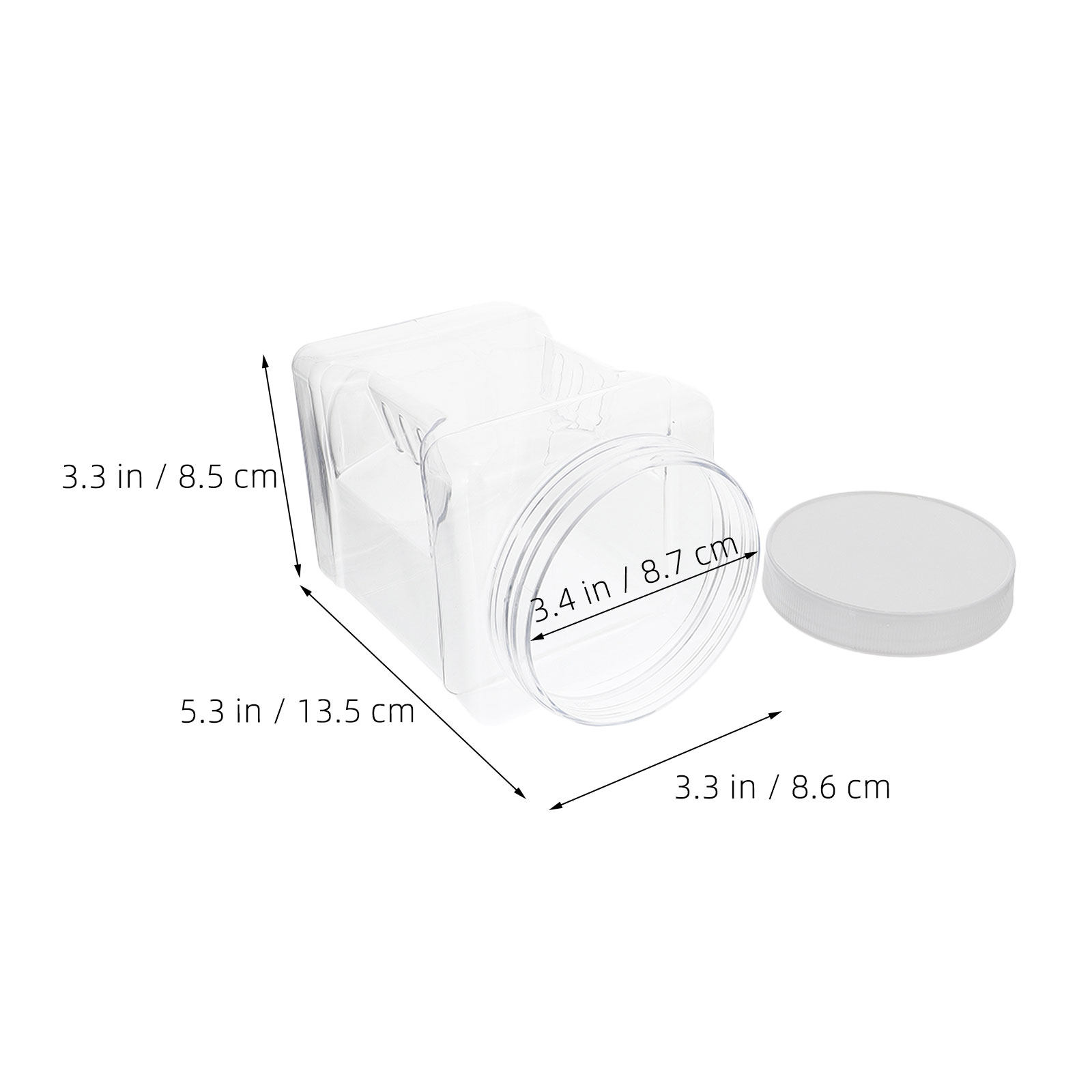 6Pcs Transparent Storage Jars  - огляд і ціна Dry Food Snacks