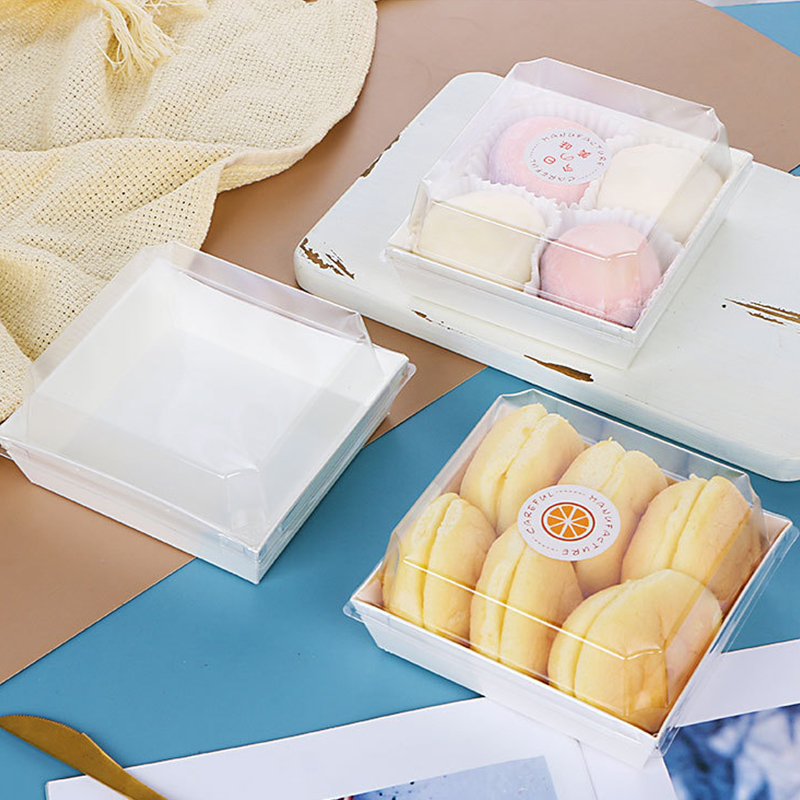 50Pcs Kraft Paper Box Bento Br - огляд і ціна Food Snacks Business