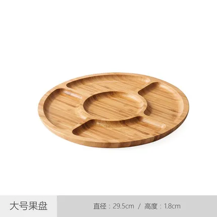 25/30CM Wooden Round Shape 5 C - огляд і ціна Dry Food Snacks