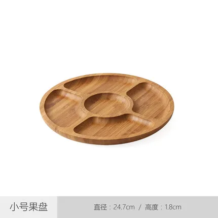 25/30CM Wooden Round Shape 5 C - огляд і ціна Dry Food Snacks