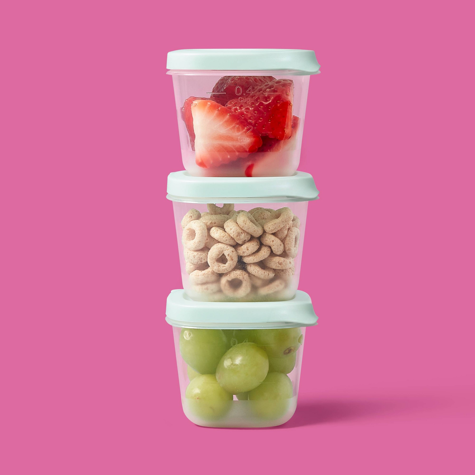 4ct Mini Square Half Cup Food  - огляд і ціна Food Prep Snacks