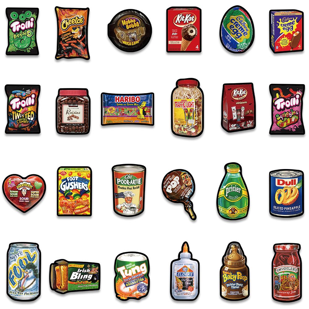 48PCS Cartoon American Snacks  - огляд і ціна American Food Y Snacks