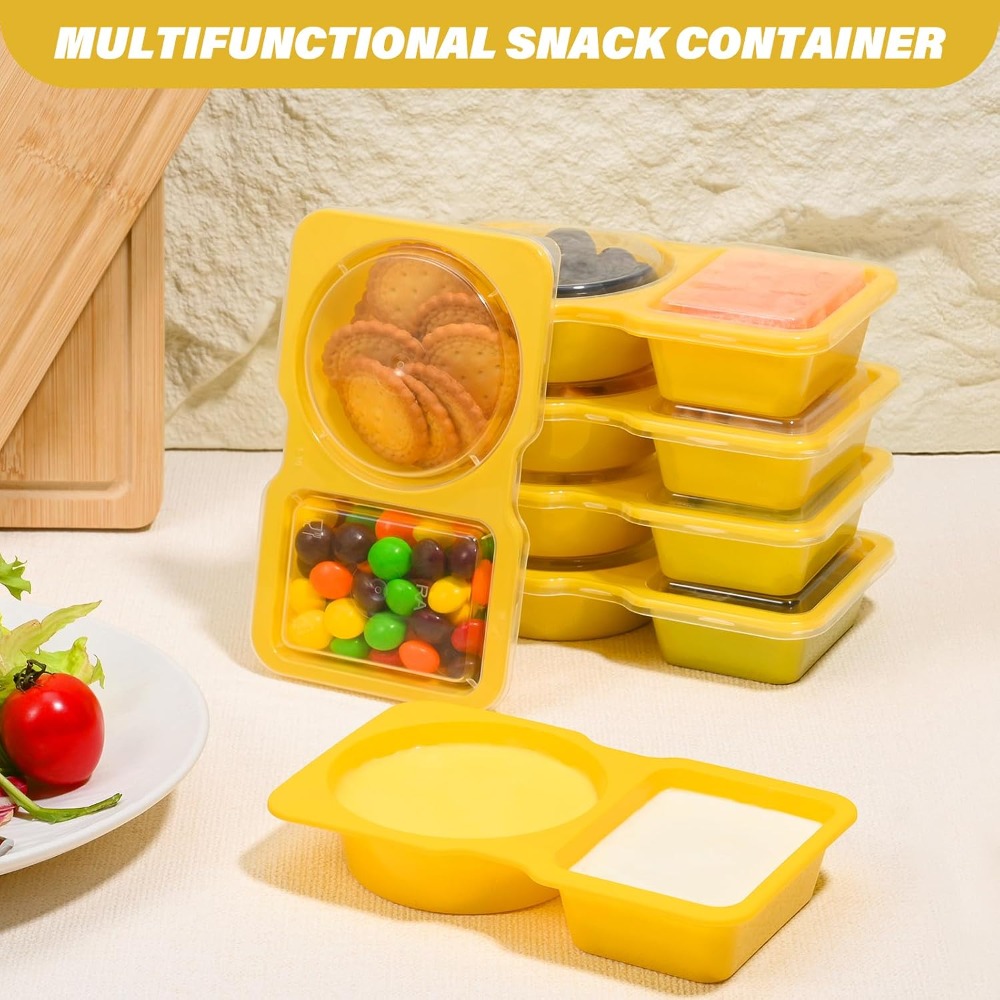 2 Compartment Disposable Plast - огляд і ціна Food Prep Snacks