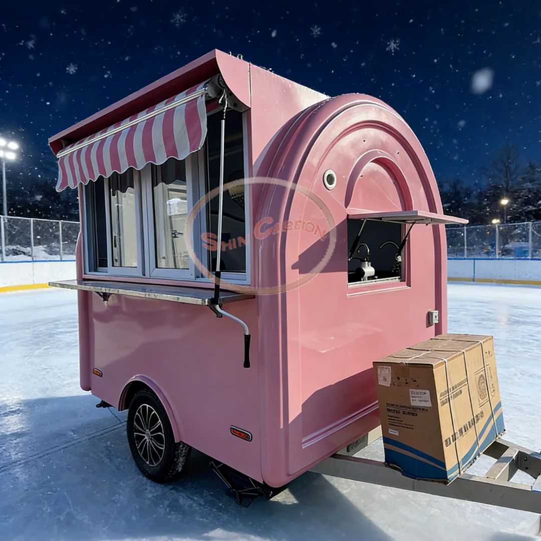 Pink Street Food Truck with Aw - огляд і ціна Food Snacks Business